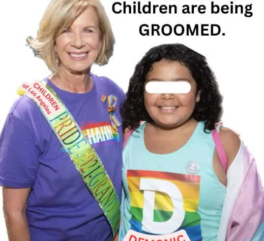 Children being groomed for political activism at Lopez4Whittier.com campaign event.